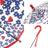 【 New Foreign Trade Products 】 Children's umbrellas with manual sliding umbrella frames and cartoon cute ladybug umbrellas in stock for wholesale Item Picture